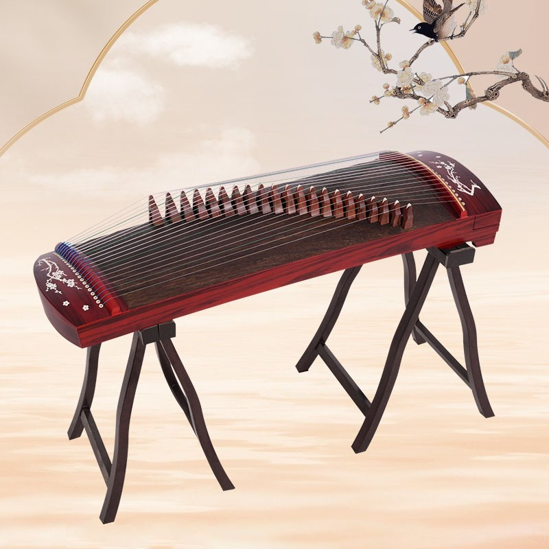 Musical Instrument Guzheng - Handmade Chinese Guqin Portable Performance Small