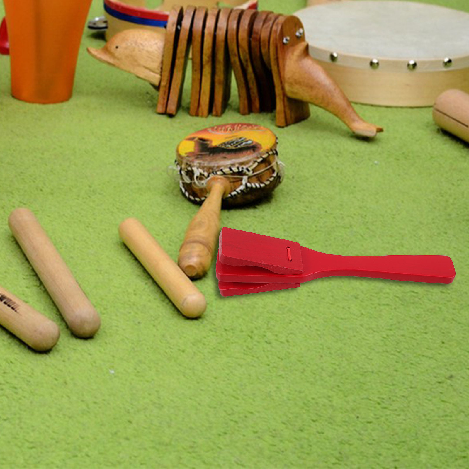 Musical Instrument Clapper - 2Pcs Wooden Clapper Musical Instruments for