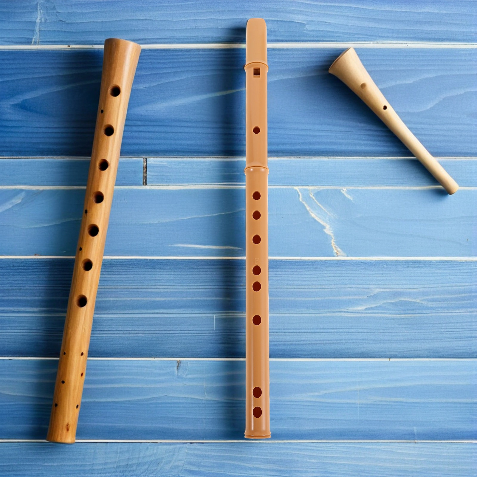 Musical Instrument Recorder - Resin Detachable F Key Recorder Flute