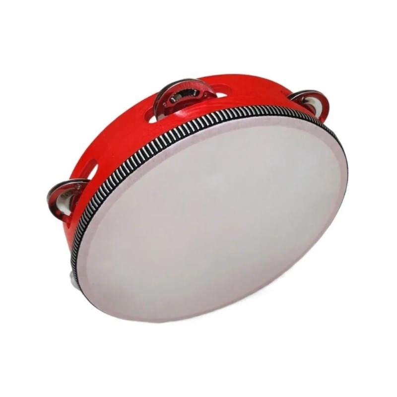 Tambourine Hand Drum - 4/6/8/10 Inch Hand Held Metal Jingles