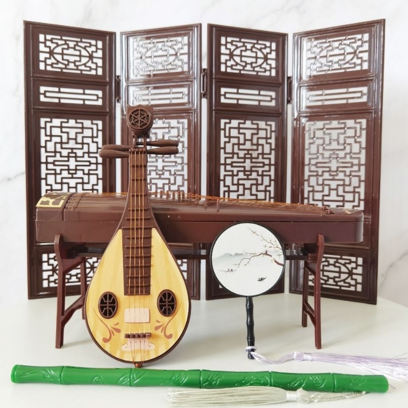 Musical Instrument Xiao - Antique Doll Accessories Chinese Style Ornaments