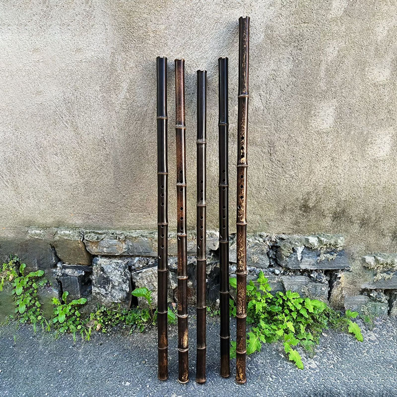 Musical Instrument Qin - 8 Holes Purple Bamboo Xiao G/F