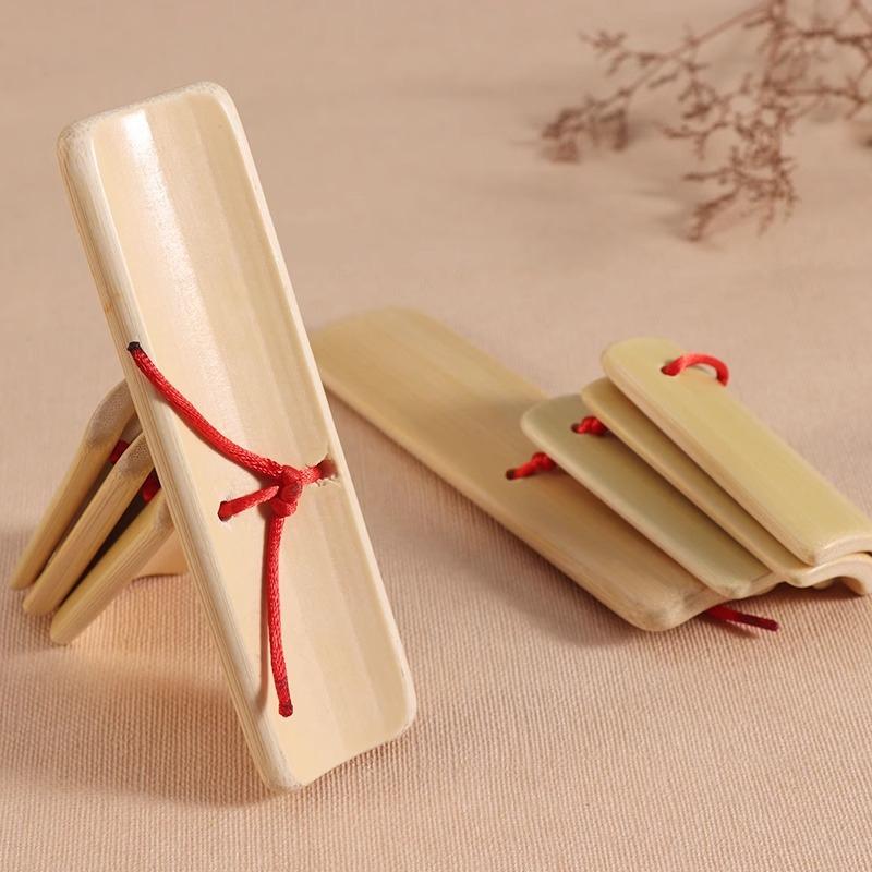 Musical Instrument Clapper - Children Small Bamboo Clapper Musical Instrument