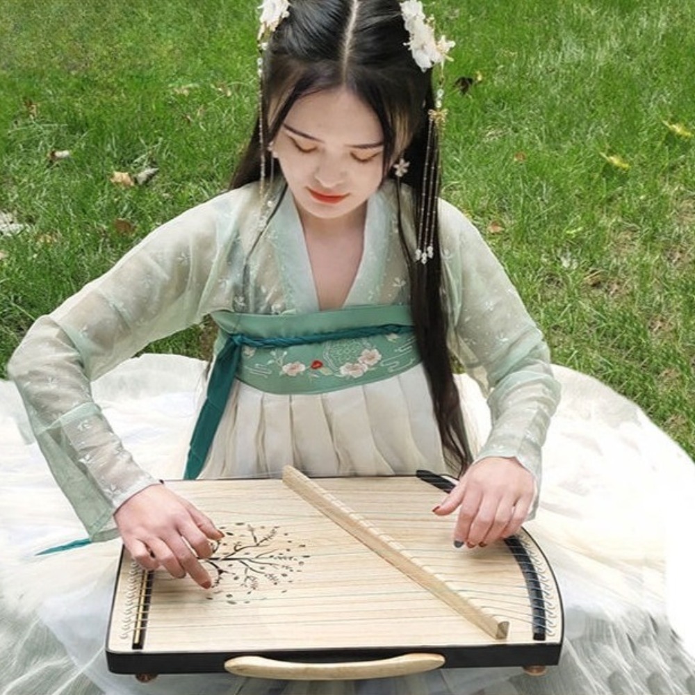 Musical Instrument Guzheng - Wooden 21-string Mini Guzheng Professional Finger
