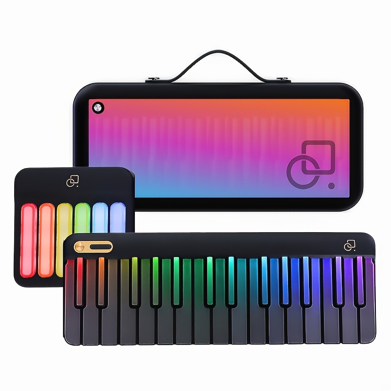 Musical Instrument Qin - Stylish LED-Backlit PopuPiano Smart Digital Piano: