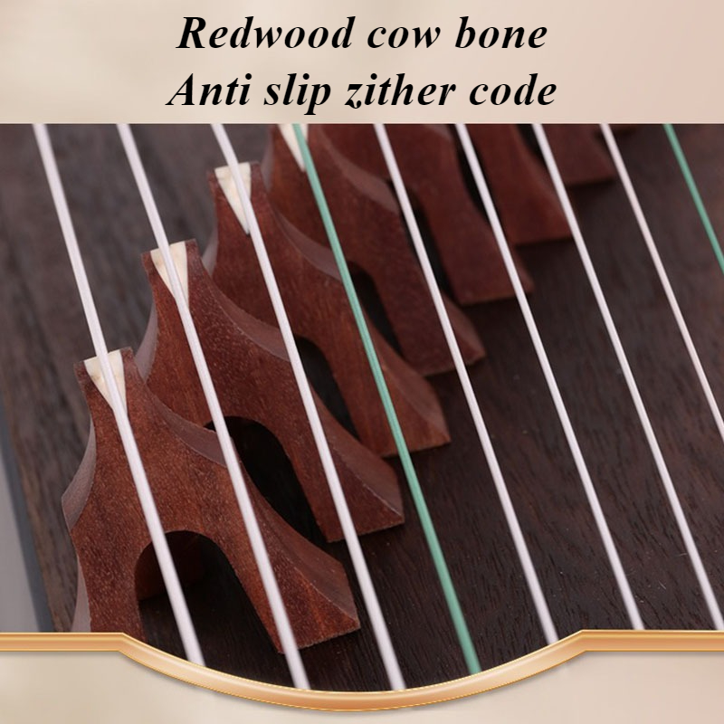 Handmade Chinese Guqin Portabl - Musical Instrument Guzheng recension och pris