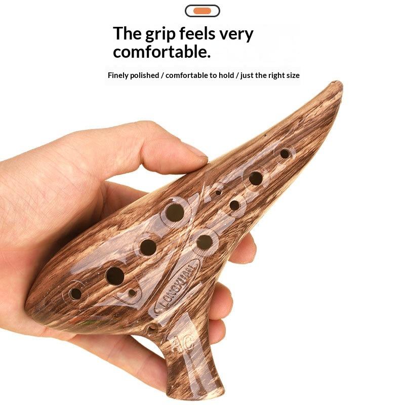 NEW 12 Hole Ocarina Instrument - Musical Instrument Qin recension och pris