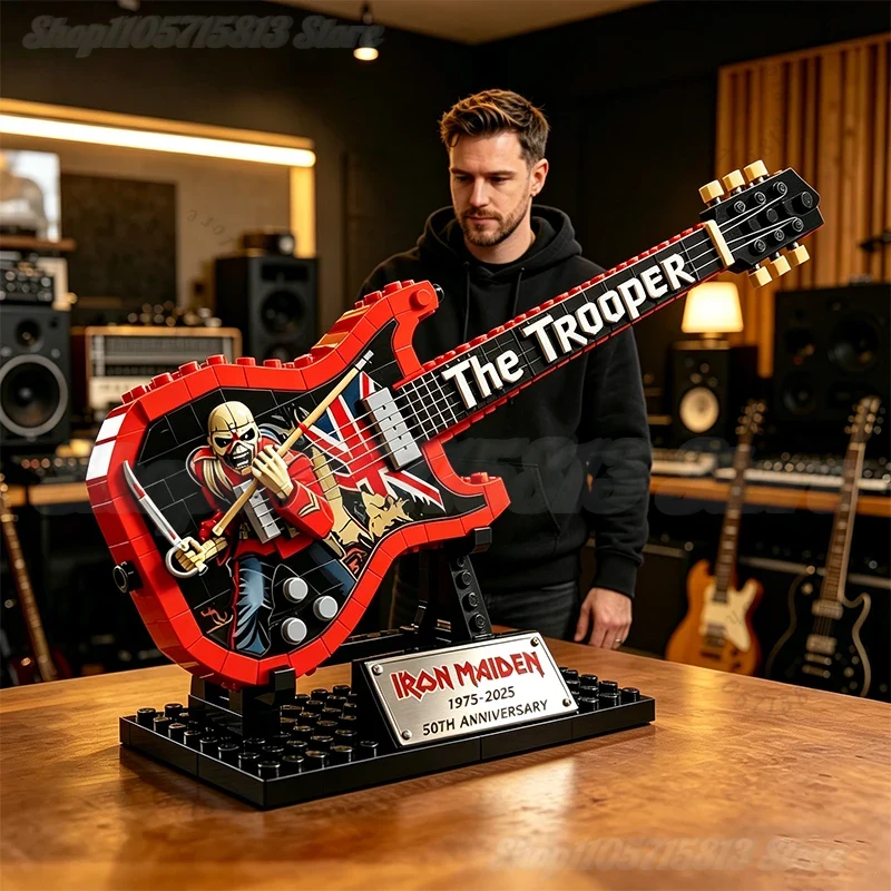 Brick Guitar Model Kit DIY Min - Musical Instrument Guitar recension och pris