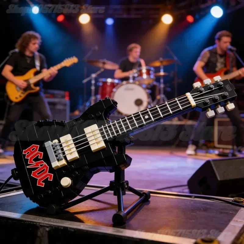 Brick Guitar Model Kit DIY Min - Musical Instrument Guitar recension och pris