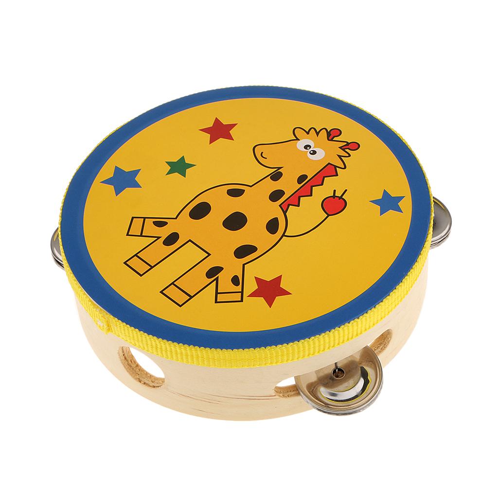Wooden Tambourine Small Hand P - Tambourine Hand Drum recension och pris