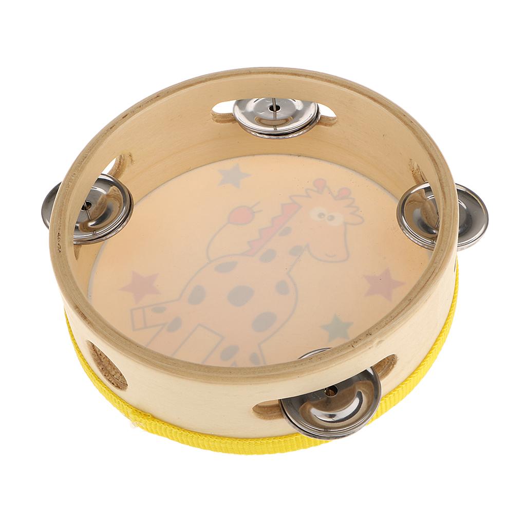 Wooden Tambourine Small Hand P - Tambourine Hand Drum recension och pris
