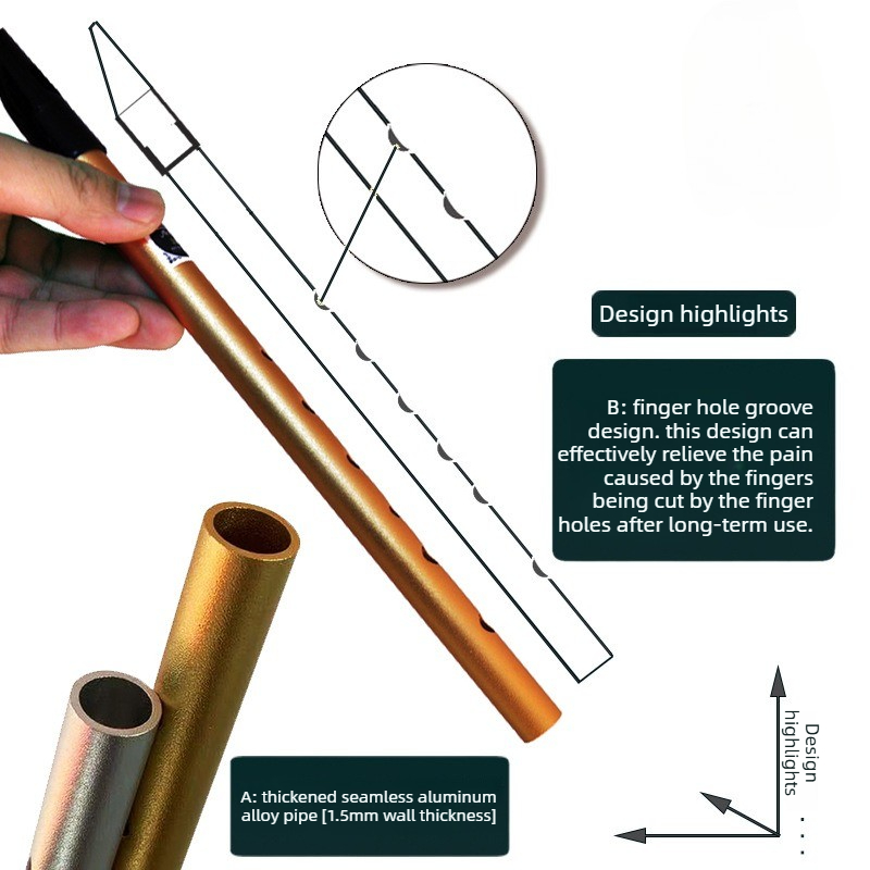 Authentic 6 Holes C/D Tone Iri - Penny Whistle D recension och pris