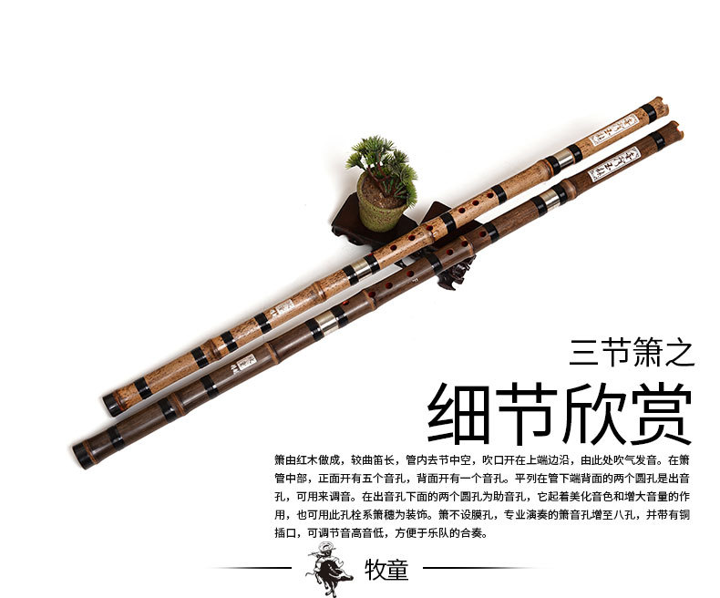Chinese Bamboo Flute Xiao Vert - Musical Instrument Xiao recension och pris