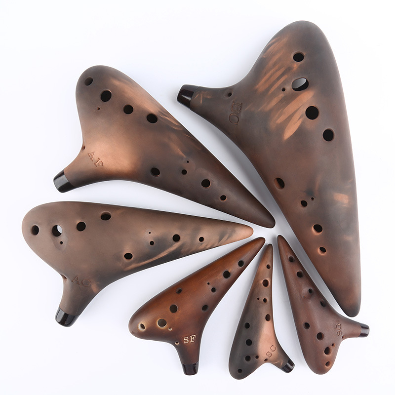 Purple Clay Ceramic Ocarina AC - Musical Instrument Qin recension och pris