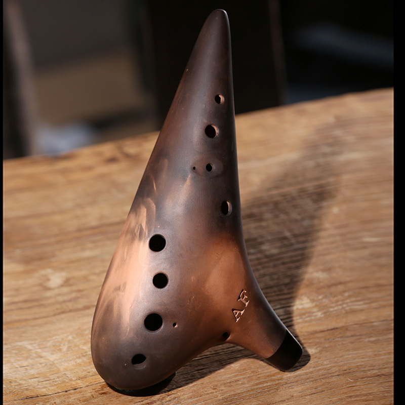 Purple Clay Ceramic Ocarina AC - Musical Instrument Qin recension och pris