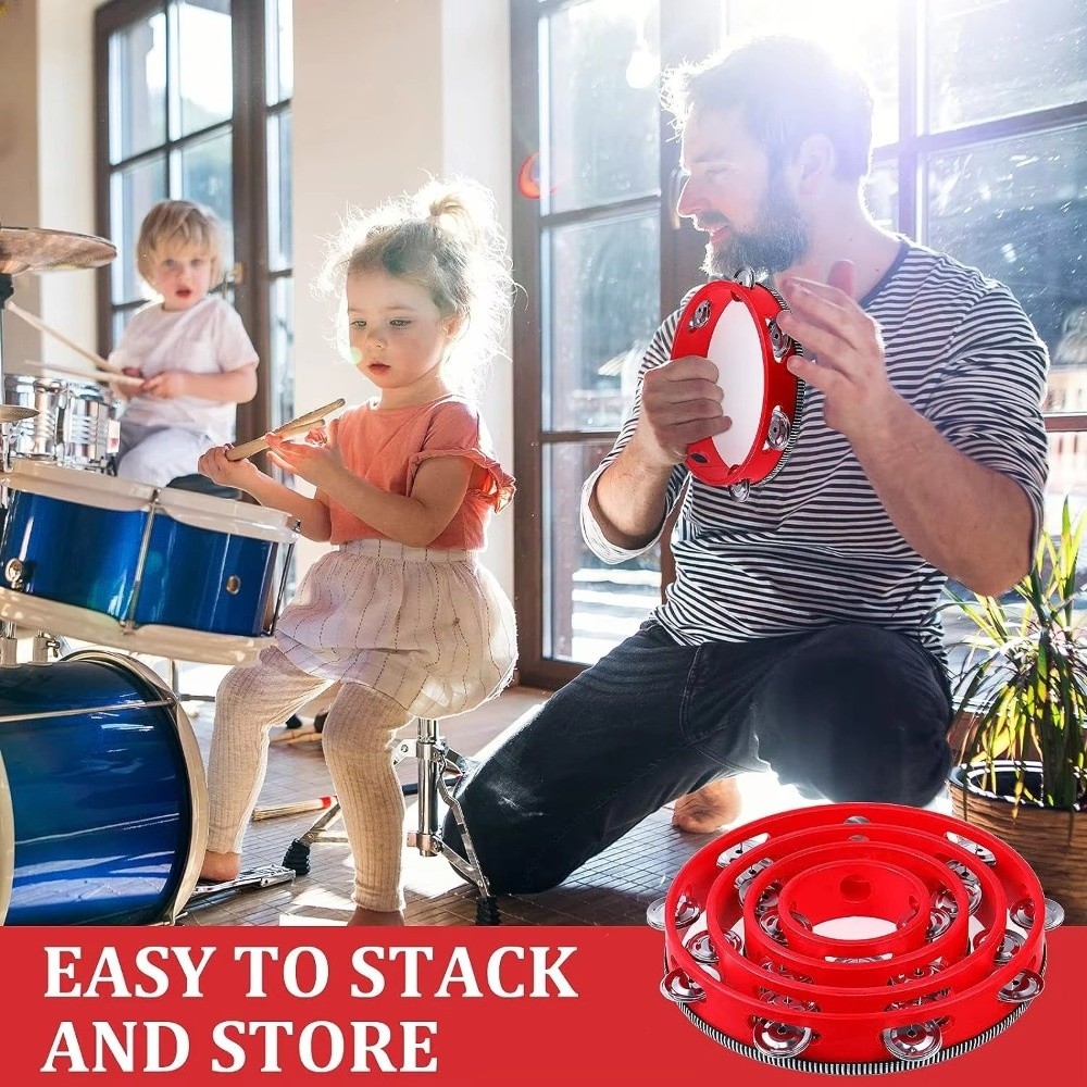 4/6/8/10 Inch Hand Held Drum M - Tambourine Hand Drum recension och pris