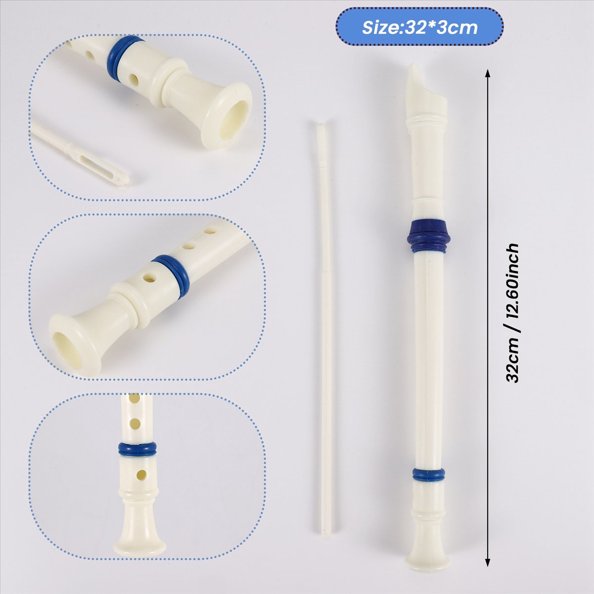 ABST Music Instrument 6 Holes  - Musical Instrument Recorder recension och pris