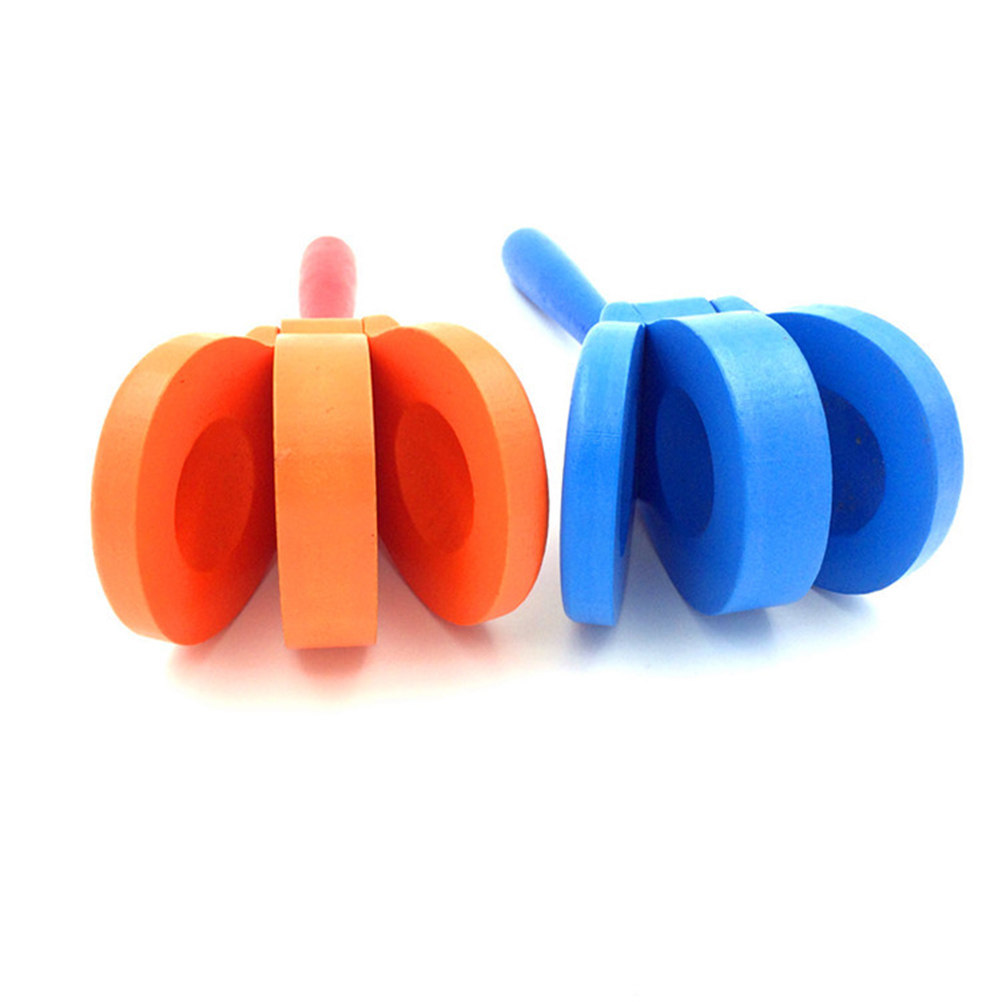 3Pcs Wooden Castanets Hand Cla - Musical Instrument Clapper recension och pris