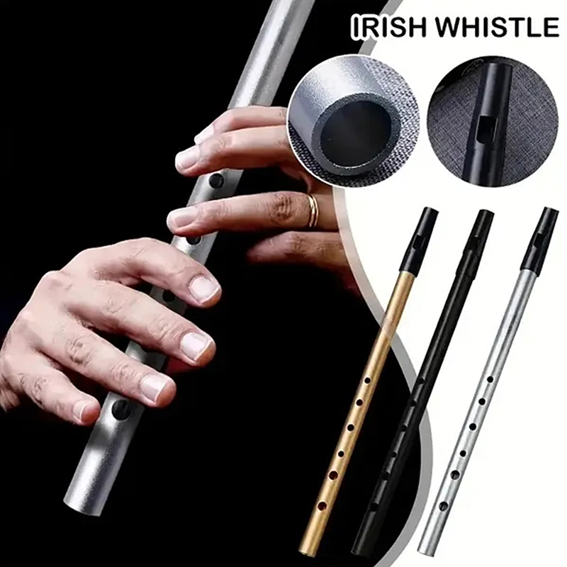 6-Holed Authentic Irish Flute, - Penny Whistle D recension och pris