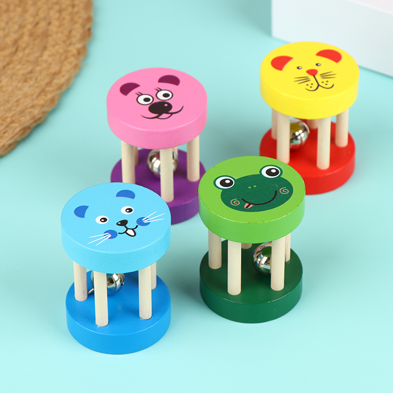 Kids Cartoon Wooden Castanets  - Musical Instrument Clapper recension och pris