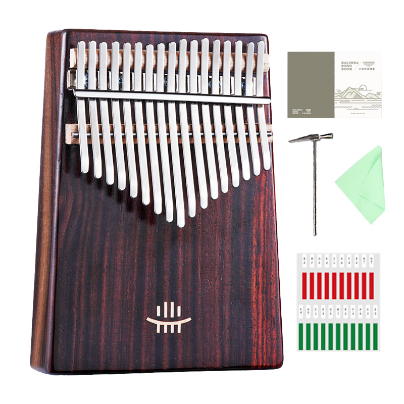 Hluru Kalimba 17 Keys with Hol - Musical Instrument Qin recension och pris