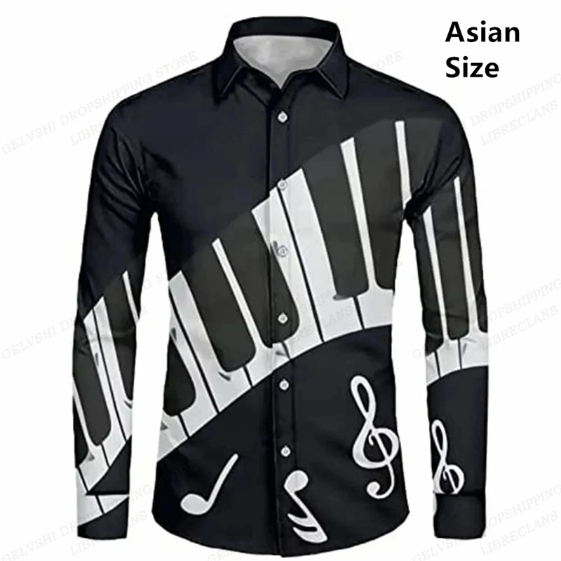 Black Long Sleeve Hawaiian Men - Musical Instrument Hawaii recension och pris