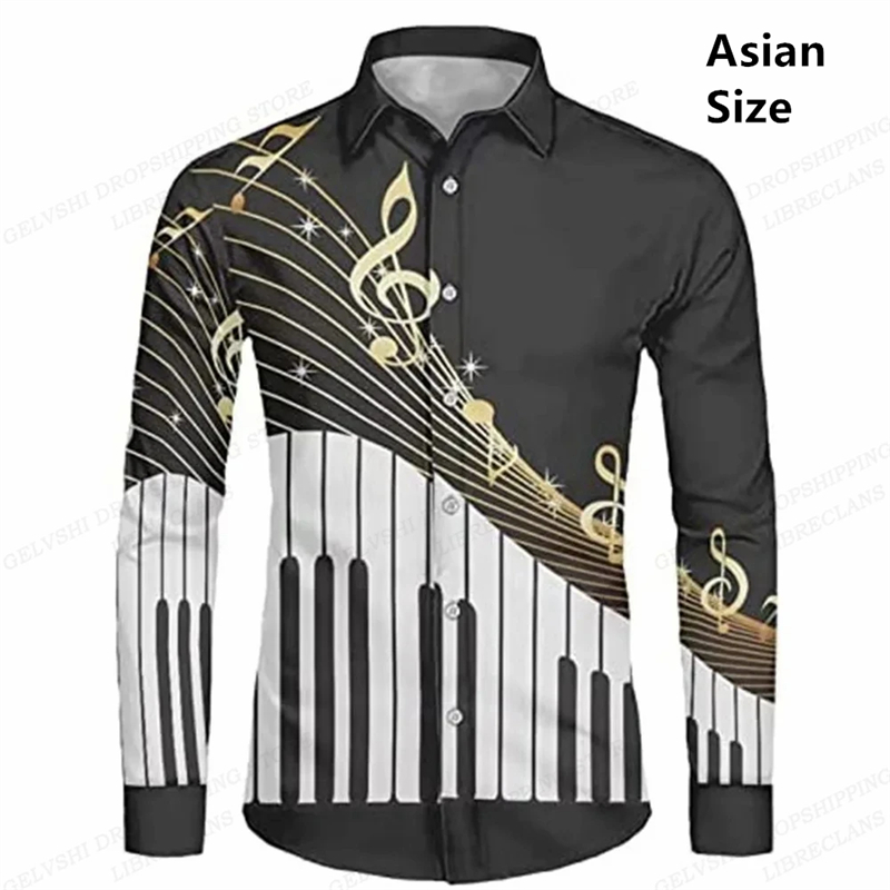 Black Long Sleeve Hawaiian Men - Musical Instrument Hawaii recension och pris