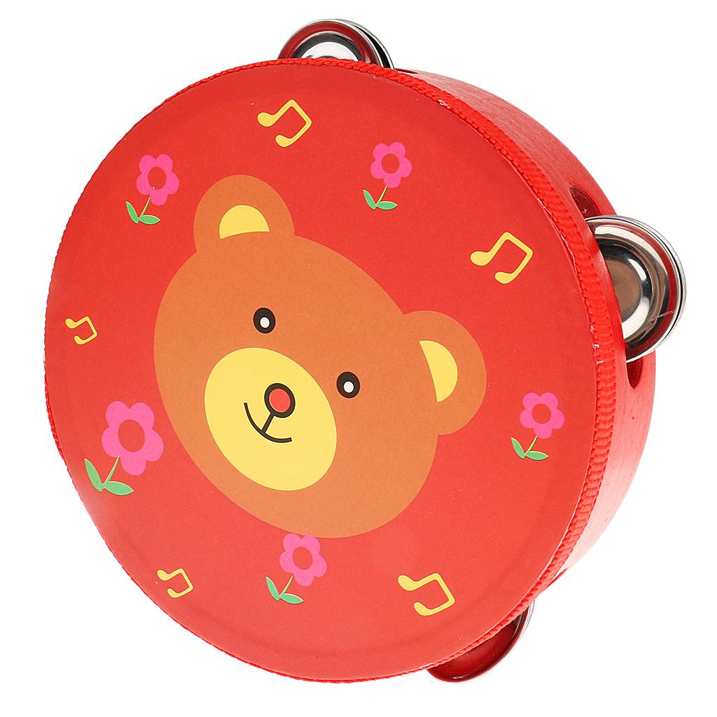 Hand Bell Wooden Tambourine Pe - Tambourine Hand Drum recension och pris