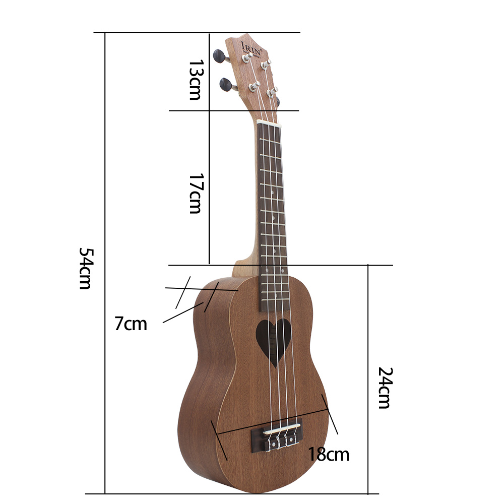 21 Inch Ukulele Hawaiian Guita - Musical Instrument Qin recension och pris
