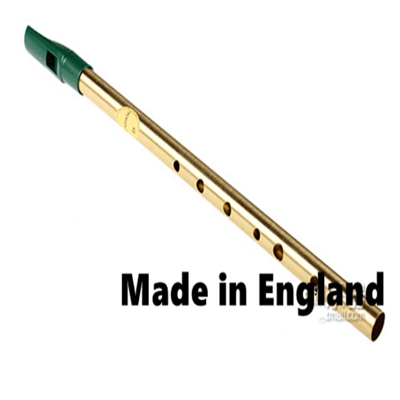 Brass Irish Whistle Flute Fead - Penny Whistle D recension och pris