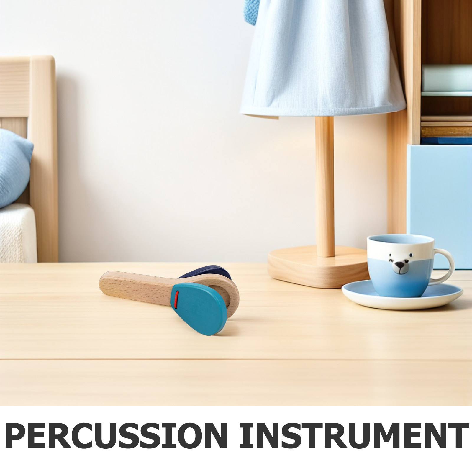 Percussion Instrument Wooden C - Musical Instrument Clapper recension och pris