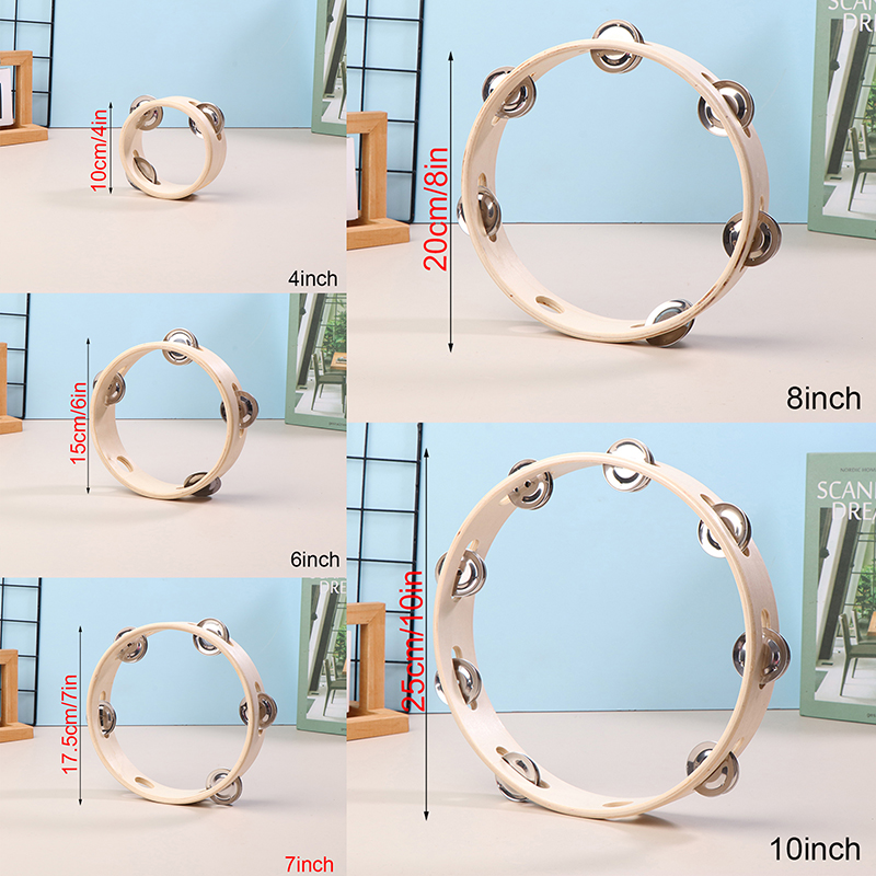 4/6/7/8/10Inch Hand Drums Toys - Tambourine Hand Drum recension och pris