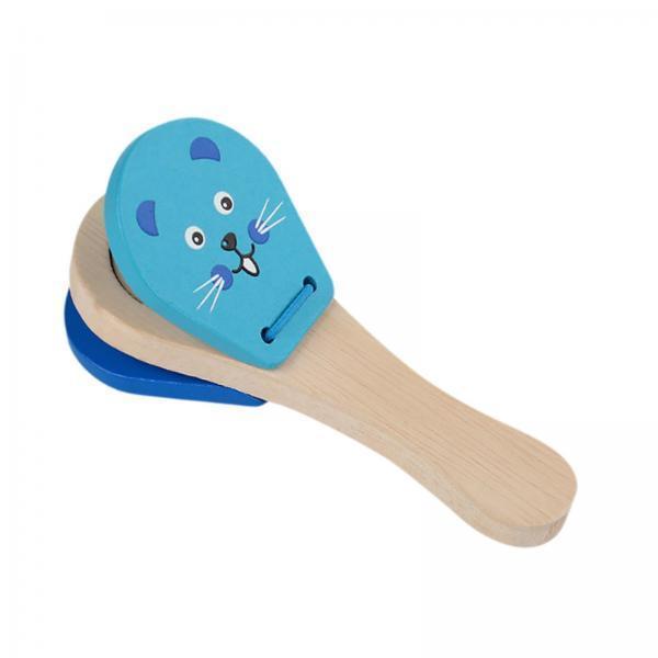 Wooden Castanets Clapper Kids  - Musical Instrument Clapper recension och pris