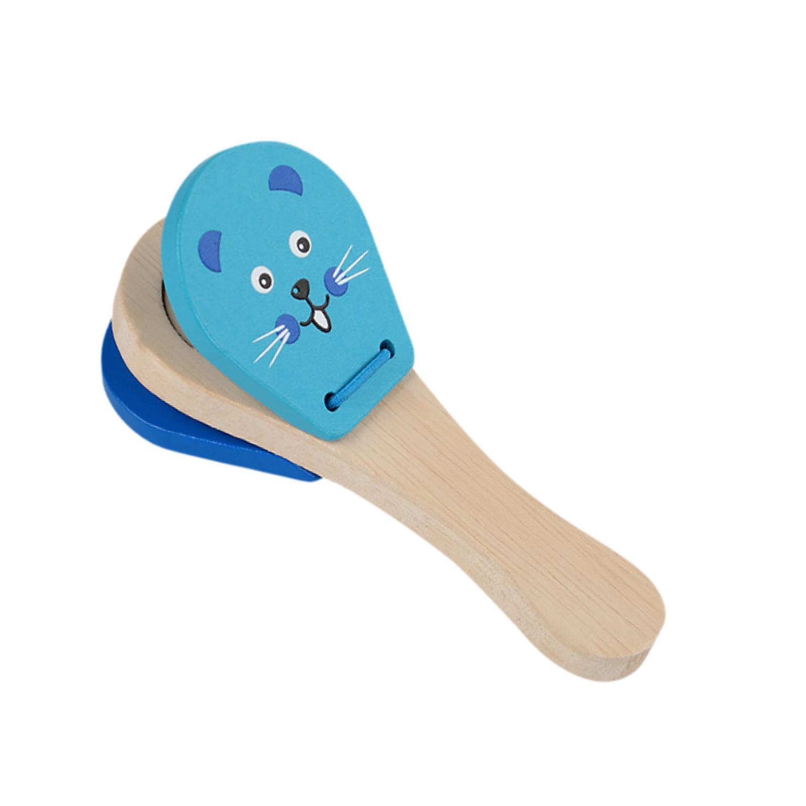 Wooden Castanets Clapper Kids  - Musical Instrument Clapper recension och pris