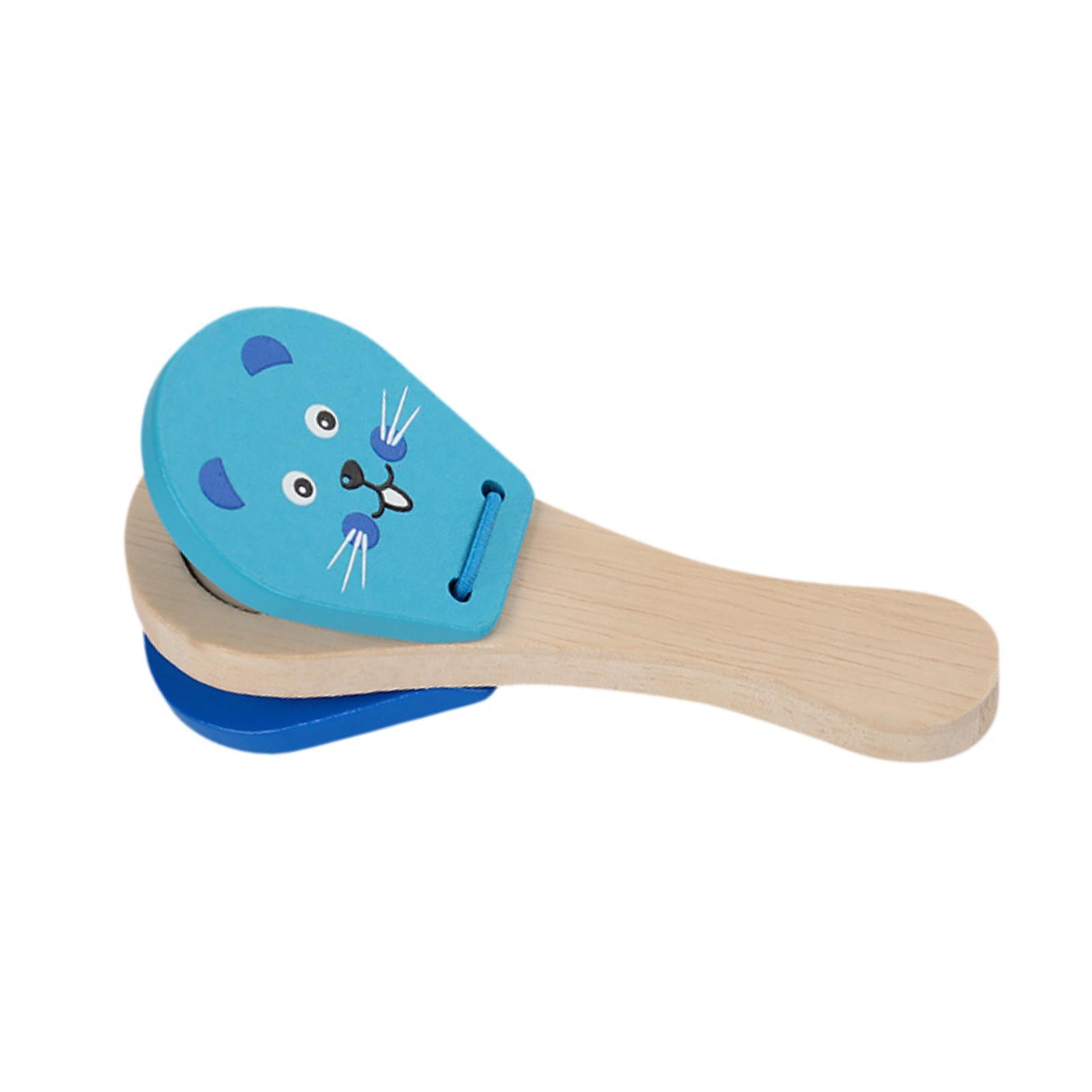 Wooden Castanets Clapper Kids  - Musical Instrument Clapper recension och pris