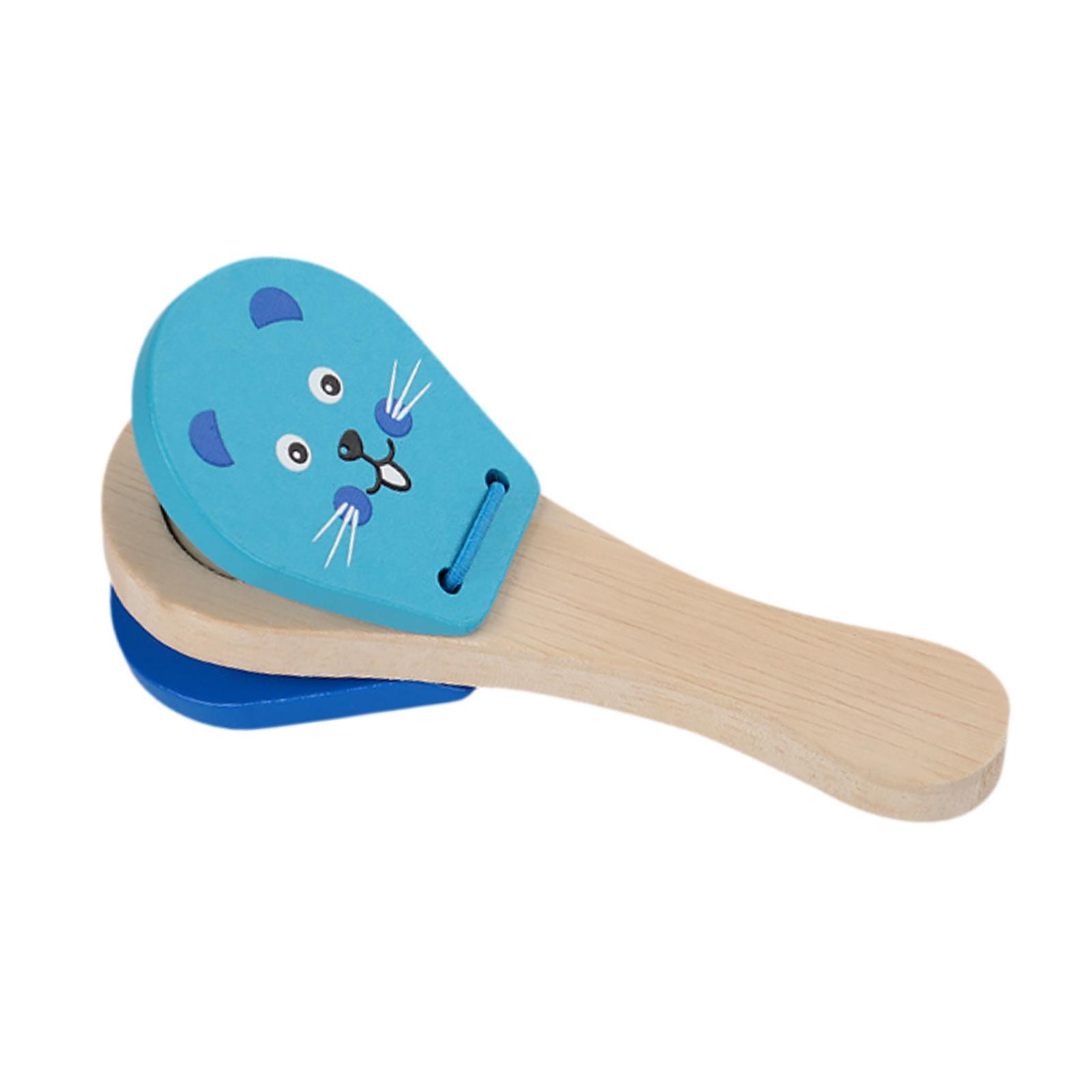 Wooden Castanets Clapper Kids  - Musical Instrument Clapper recension och pris