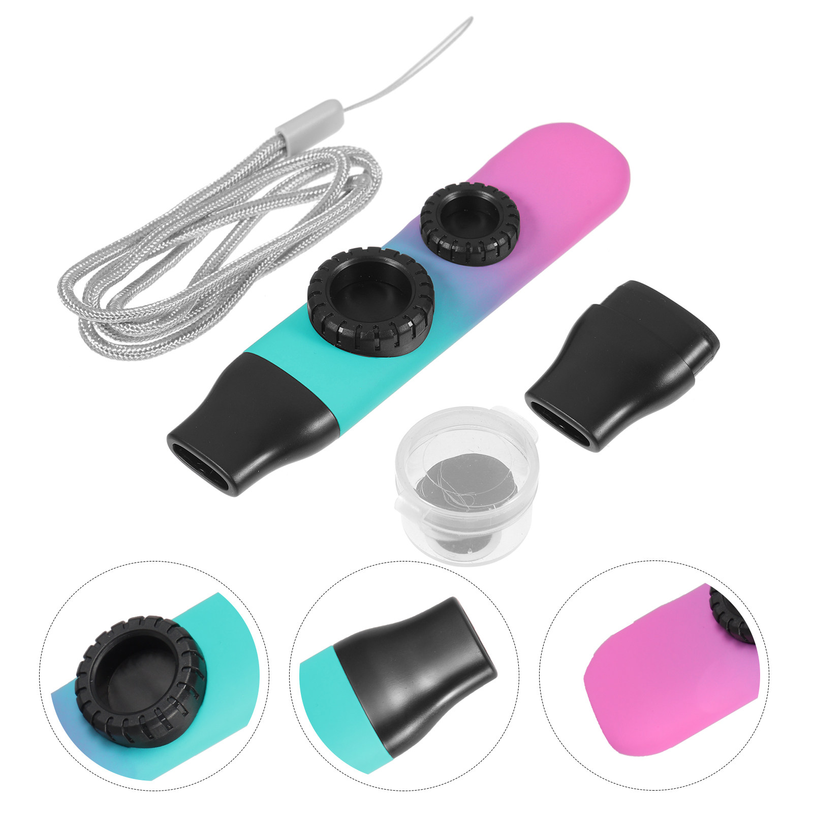 1Set Dual Hole Kazoo Portable  - Musical Instrument Ukulele recension och pris