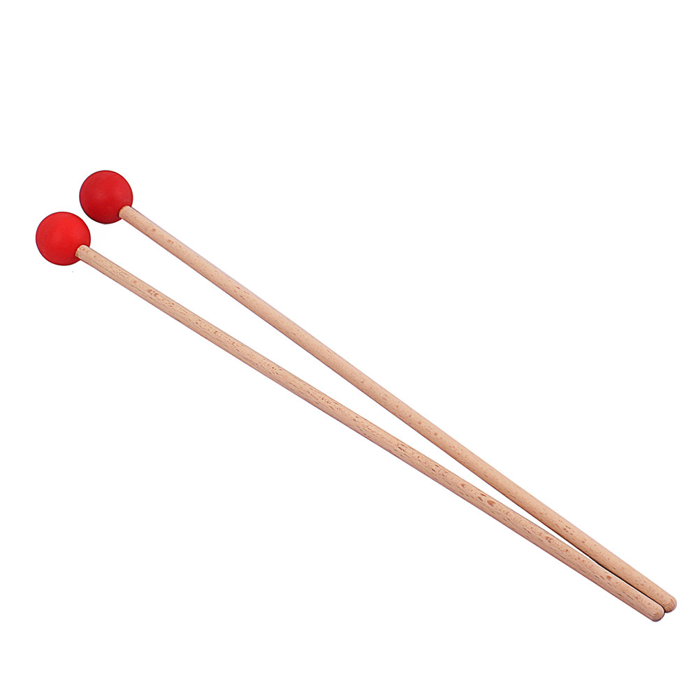 1Pair Large Drum Mallets Wood  - Musical Instrument Qin recension och pris