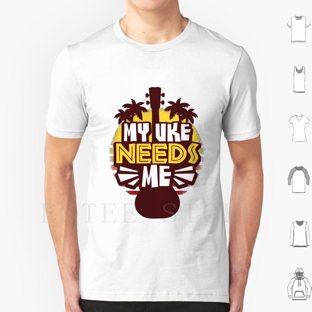Ukulele T Shirt DIY Big Size 1 - Musical Instrument Hawaii recension och pris
