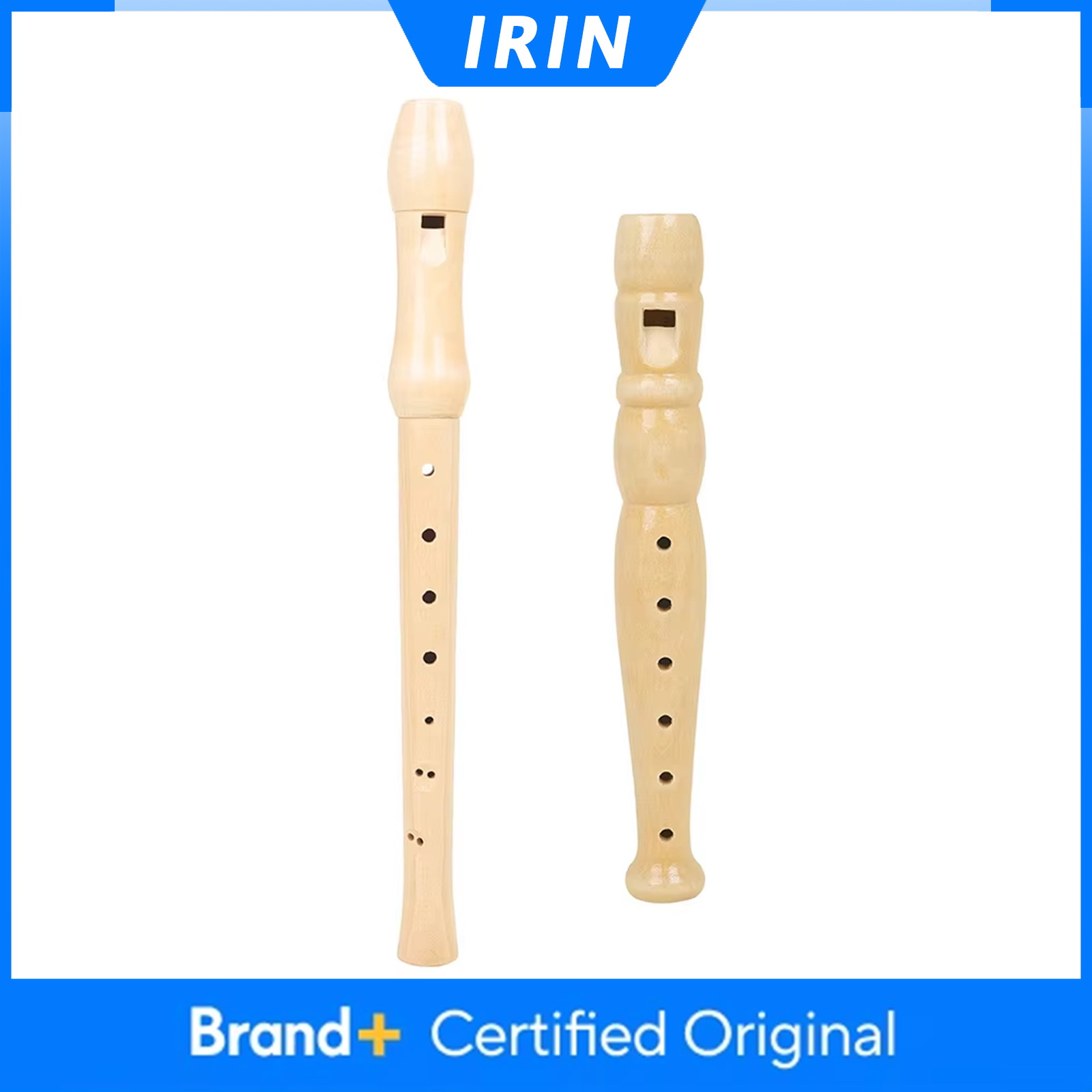 IRIN 6/8 Hole Recorder Wood Co - Musical Instrument Recorder recension och pris