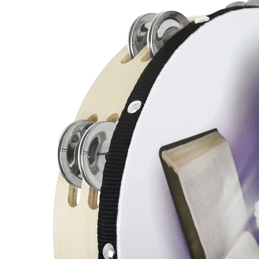 M MBAT 10-Inch Tambourine Wood - Tambourine Hand Drum recension och pris