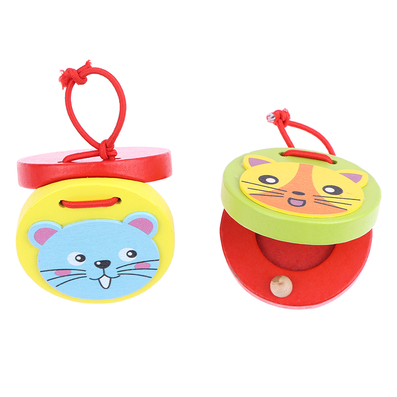 1Pc Kids Cartoon Wooden Crocod - Musical Instrument Clapper recension och pris