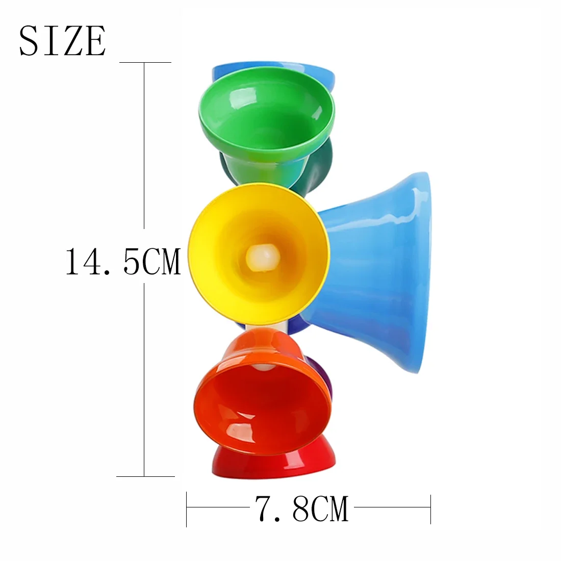 Orff 8-Note Hand Bell Rotating - Musical Instrument Qin recension och pris