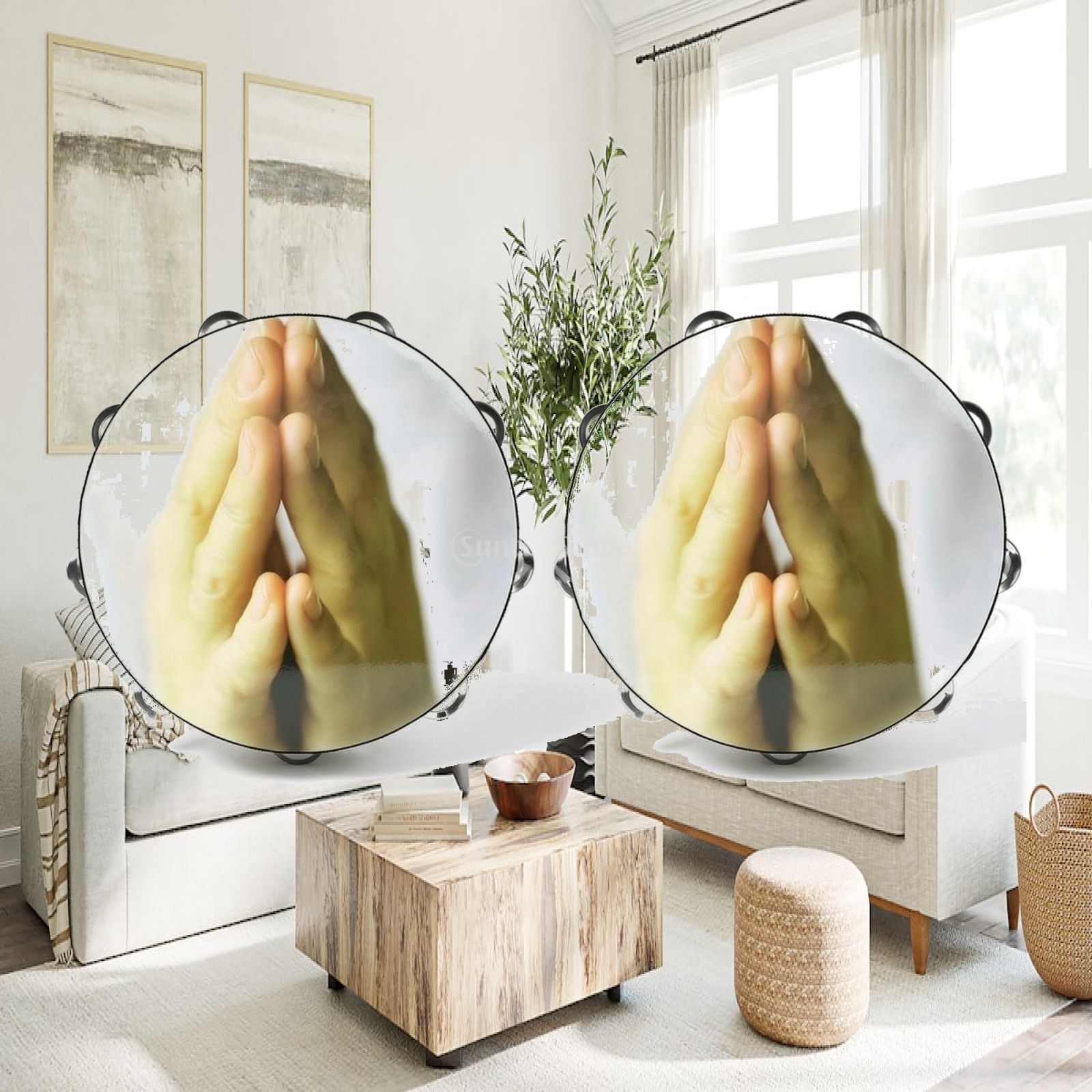 Kids Percussion Tambourine Sol - Tambourine Hand Drum recension och pris