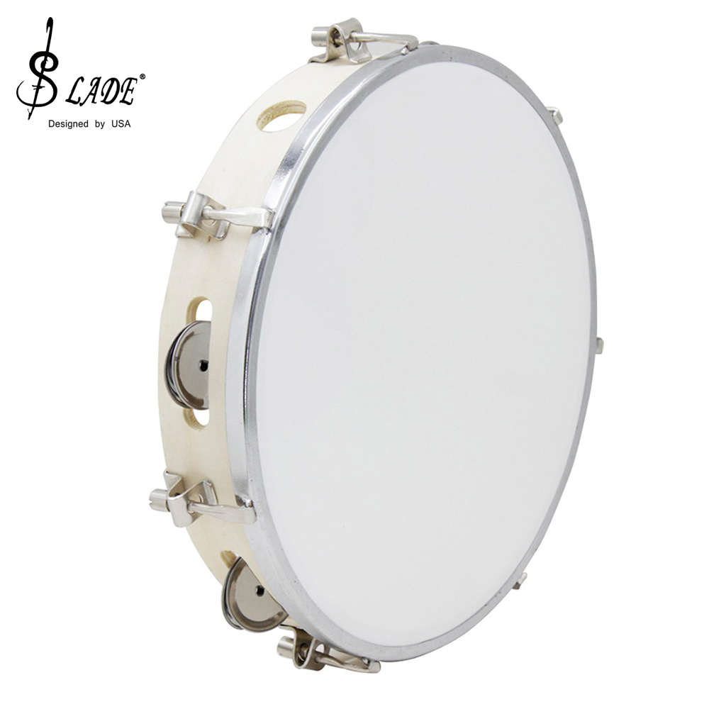 SLADE 10 Inches Tambourine Adj - Tambourine Hand Drum recension och pris