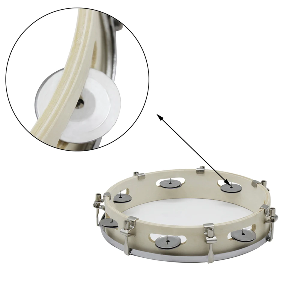 SLADE 10 Inches Tambourine Adj - Tambourine Hand Drum recension och pris
